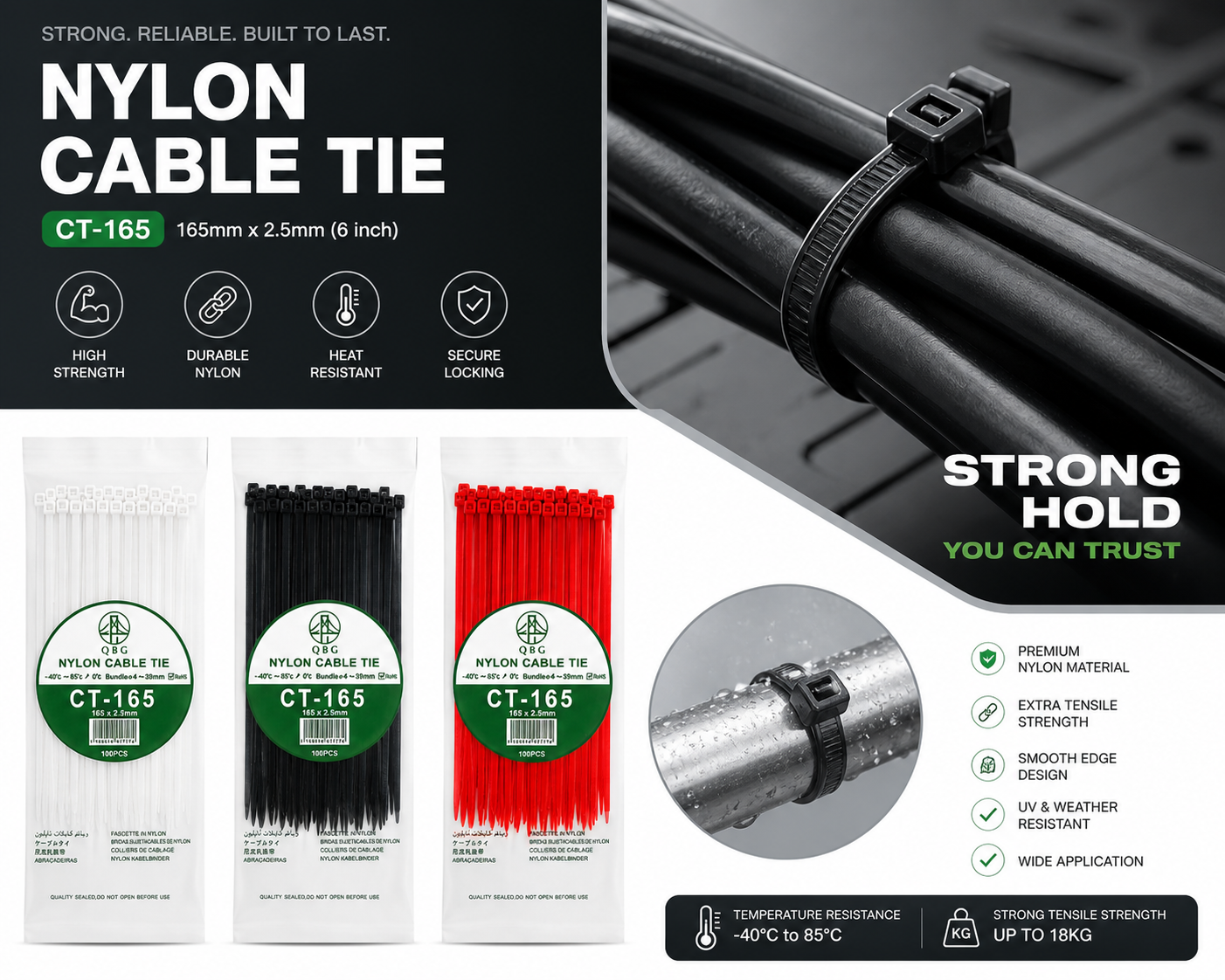 QBG Cable Ties — product view